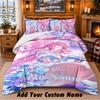 Honkai Star Rail Custom Name 3Pcs Bedding Set 1 Bed Sheet 2 Pillowcases Bedroom Home Decor
