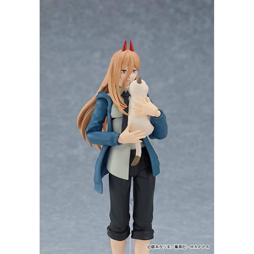 Figură mobilă figma Chainsaw Man Power, pictată în plastic, la scară largă