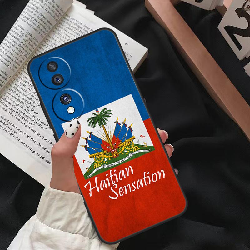 Vintage Haiti Haitian Flag For Honor Magic 7 Lite 6 8 Pro Case For Honor 200 400 50 70 90 X8c X8b X9a X9b X9c X9d Win RT