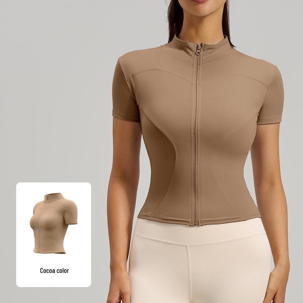 Juyitang High Elastic Seamless Women's Yoga Sports Jacket