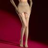 Sexy Women'S Stockings Split With Wrap Hip Skirt Socks Lace Over Knee Stockings Oil Shiny Transparent See-Through Underwear