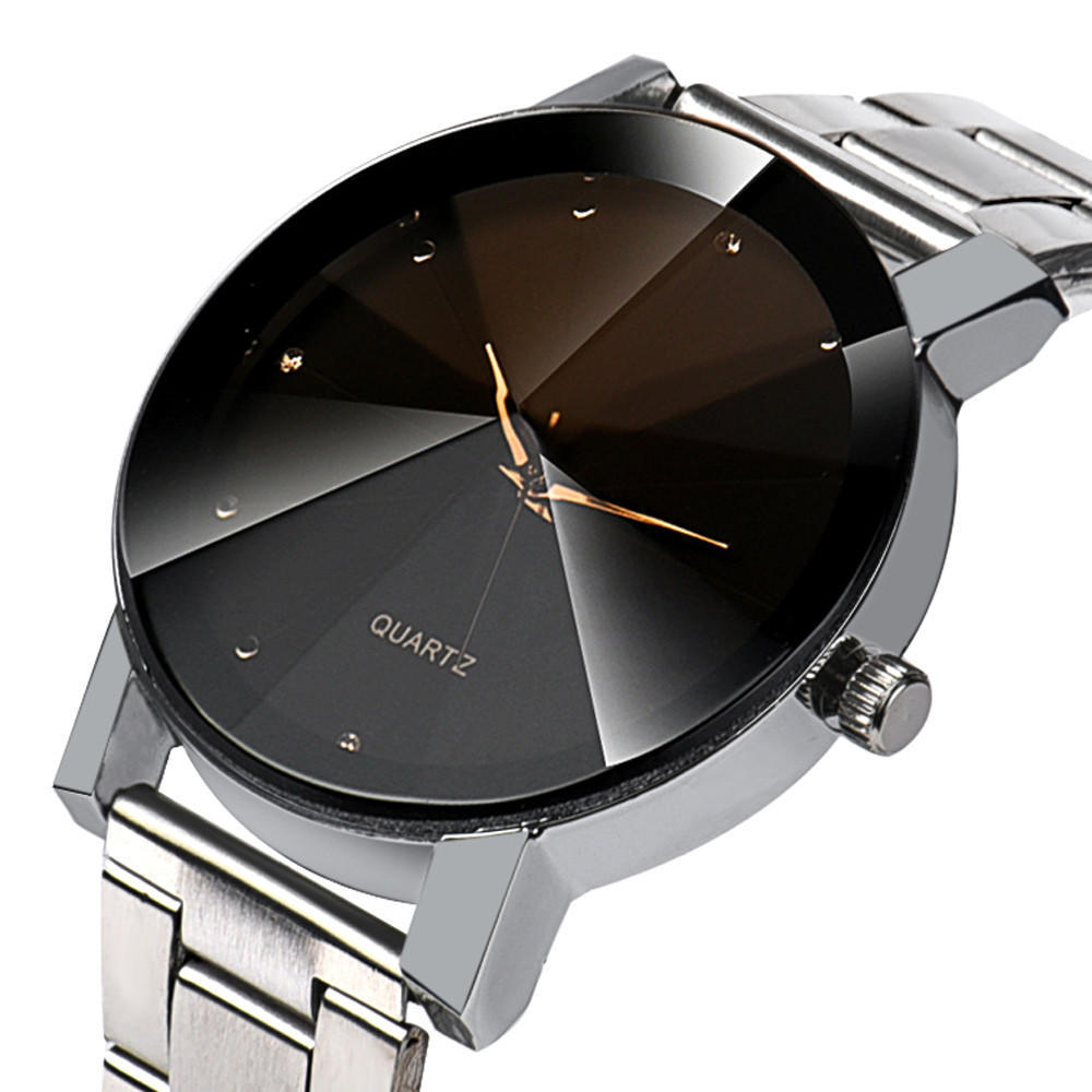 Classic Fashion Men Watches Black Stainless Steel Quartz Watch Men Luxury Mens Watches erkek kol saati horloge man montres homme