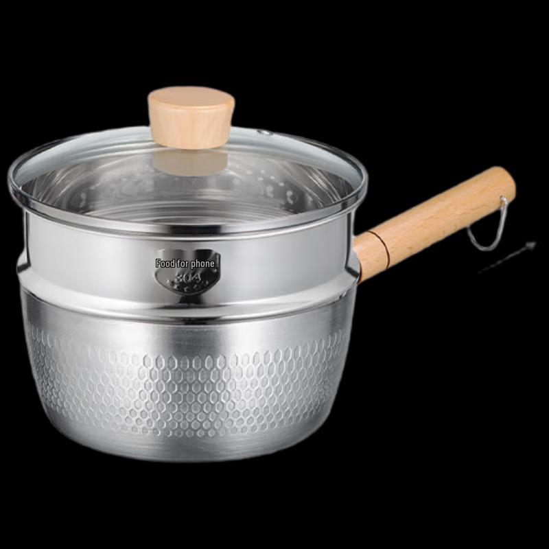 Cooker King Japanese Yukihira Milk Pot with Steamer