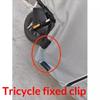 10Pcs Heavy Duty Black Plastic Tricycle Buckle Clips Waterproof Wearproof Secure Tricycle Canopy Frames Outdoor Use