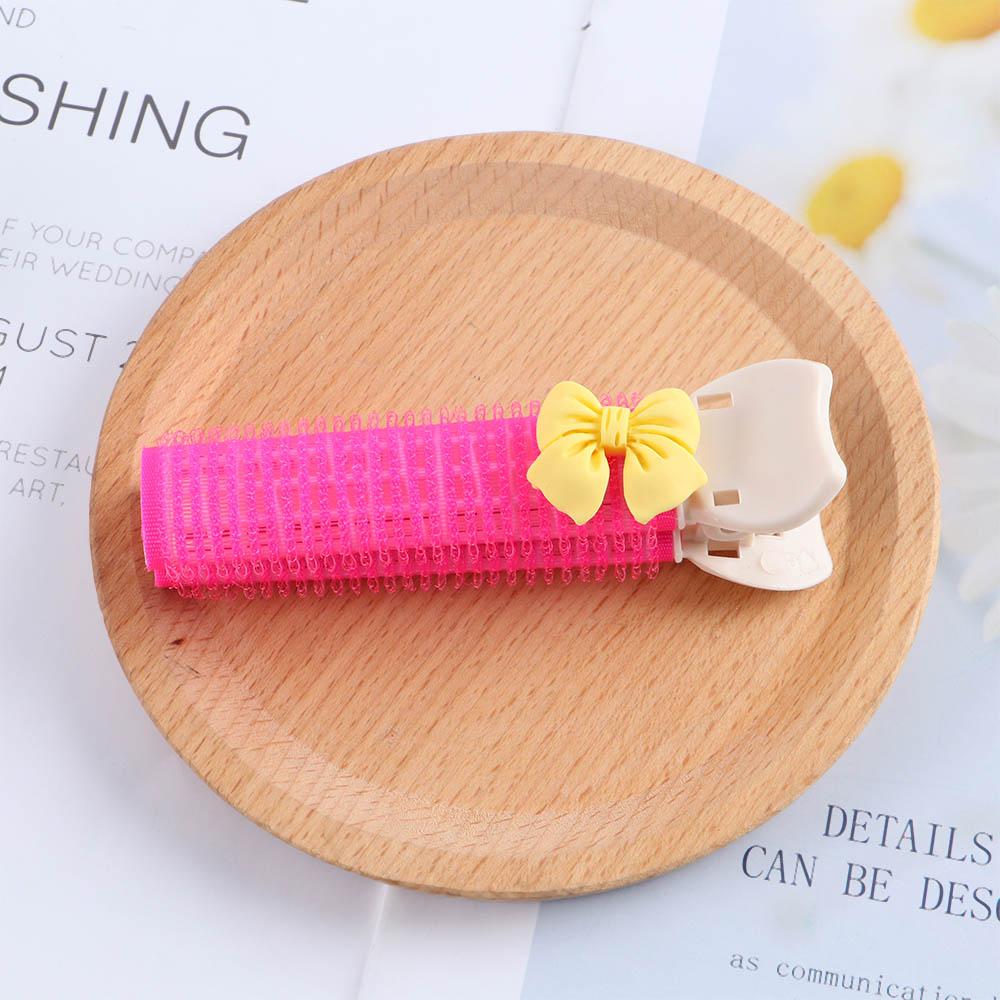 

Самоклеящиеся заколки-бантики для волос, пушистые заколки для корней волос, зажимы для укладки челки, зажимы для завивки волос