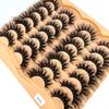 Xiaomi HBZGTLAD 14 Paia Ciglia Finte di Visona all'Ingrosso Volume Russo Folte Naturali Ciglia Finte Spesse Drammatiche Ciglia Finte di Visona all'Ingrosso Maquiagem