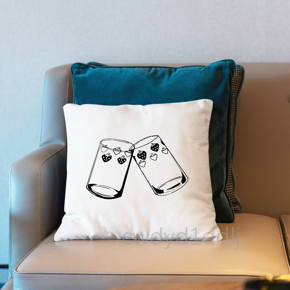 

NANA OOsaki Rock Pillow Case Cover Square Sofa With For Pattern Comfortable Cushion suitable Of Room 30x30cm
