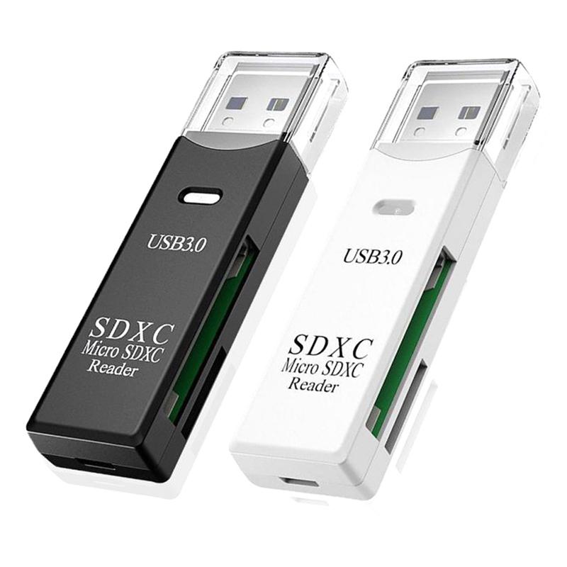 Lector de Tarjetas de Memoria USB 3.0 Micro TF SD Lector Escritor de Alta Velocidad Unidad Flash