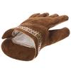 LOGOS Navajo Leather Gloves, Size M, 81090951, for Camping, Outdoors, and BBQ