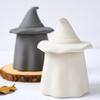 Creative Wizard Hat Candle Jar Silicone Mold DIY Halloween Planter Craft Making Concrete Plaster Resin Storage Box Casting Molds