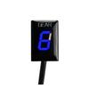 Gear Indicator for CB500F CRF250L CTX1300 CB400SF CBR600RR Motorcycle Gear Indicator Gear Counter Display Speedometer (Blue)