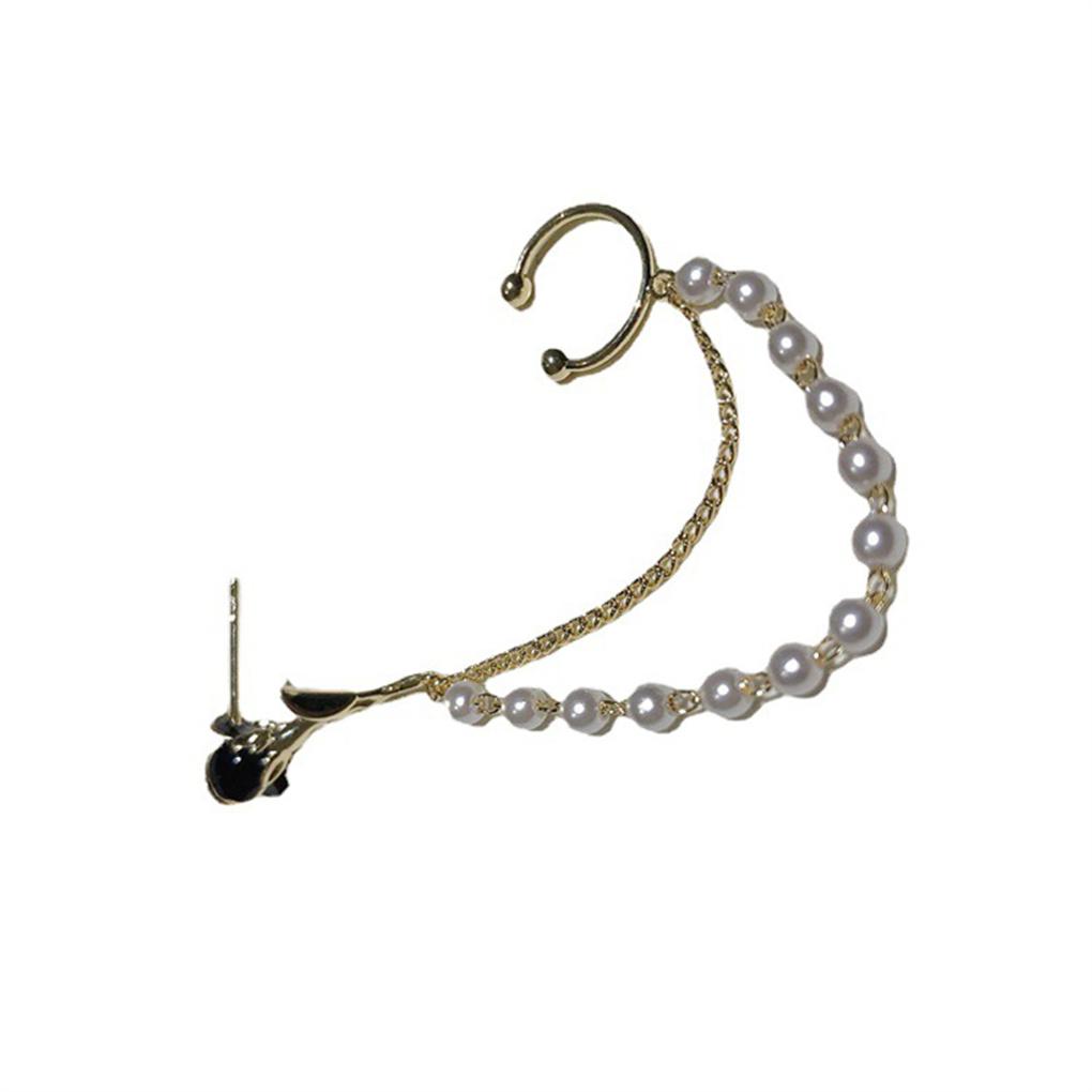 

1 шт. Женская модная серьга с жемчугом, клипса на ухо, серьги, подарки для подруги, жены, ювелирное украшение, аксессуар для свадебного торжества