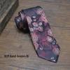 Men's Elegant Floral Pattern Tie: Fashionable Wedding & Banquet Accessory