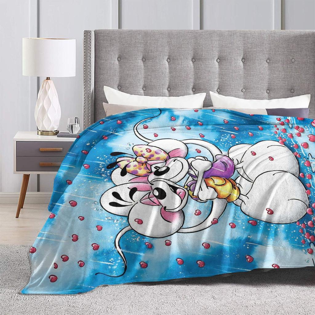 Cartoon D-Diddl Soft Blanket  Students Plush Throw Blanket Funny Couch Bed Flannel Bedspread Sofa Bed Cover
