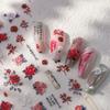 Flowers Chinese Nail Decals Phoenix Chinese Nail Decorations Vintage Chinese Nail Stickers  Gifts