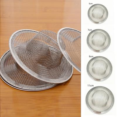 Stainless Steel Drain Hair Catcher Bath Stopper Sink Strainer Filter Covers Mesh