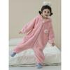 Girls' Winter One-Piece Romper, Stylish Coral Fleece Warm Pajamas, Cute Casual Loungewear for Children and Babies