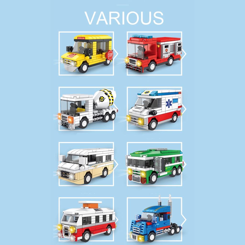 Brand New Compatible Building Blocks For Lego City Vehicles Perfect For Boys' Gift