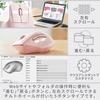 ELECOM SHELLPHA Wireless Mouse, Bluetooth, Quiet, 5 Buttons + Tilt Wheel, Pink, M-SH30BBSKPN