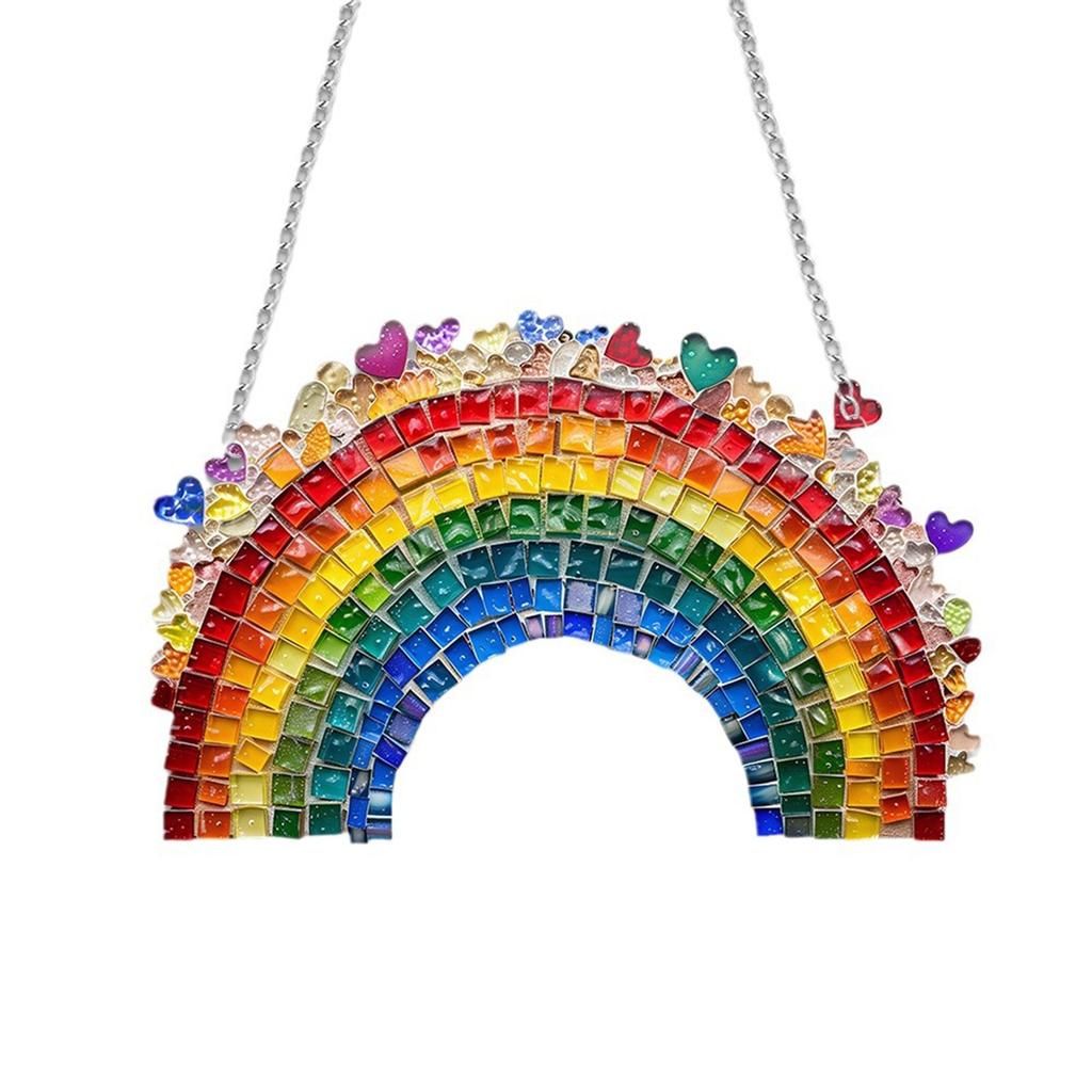 Crystal Valentine's Day Gift Acrylic Window Decoration Pendant Catcher Home Decor