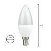 Żarówka Led 7W E14 C37 Świeczka Zimna