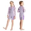 Kids 2.5mm Neoprene Wetsuit Snorkeling Swimming Diving Surfing Warmth UV Protection Girls Full Body Suit