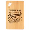 Planche À Découper - PLANETEE - J'peux Pas Minimaliste - Gravée Au Laser - Bambou Massif 30×20 Cm - Plateau Apéro