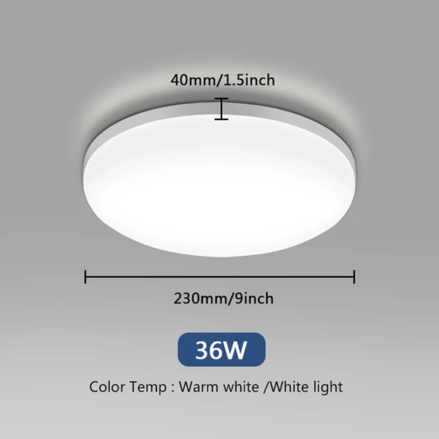 

Новый потолочный светильник с датчиком движения PIR, потолочный ночник 9/13/18/34/36 Вт, 110 В/220 В, светильник для комнаты, коридора, кухни Warm White