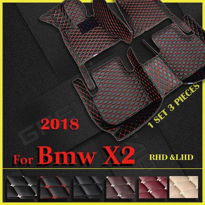 Auto-Fußmatten für BMW X2 F39 2018. Maßgeschneiderte Auto-Fußpolster, Auto-Teppich