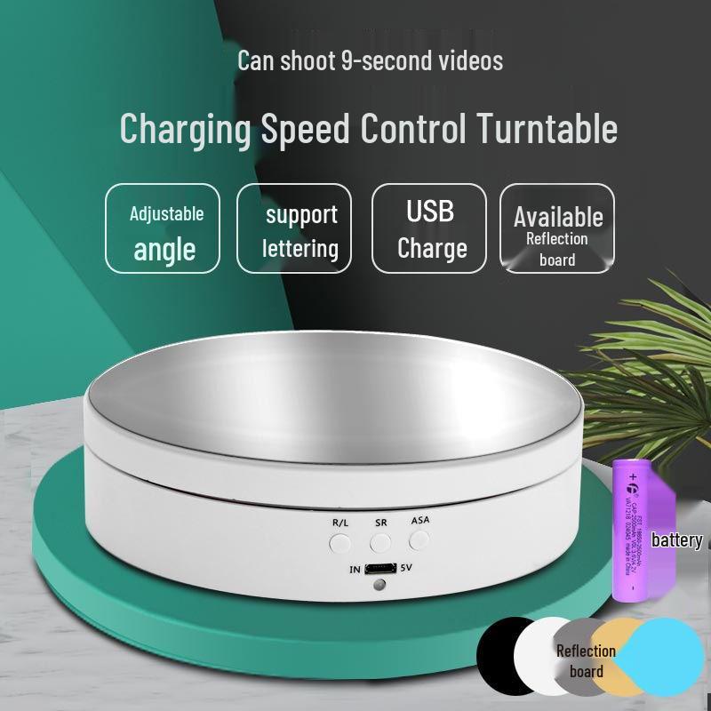 Supporto girevole a 360° con ricarica USB per Live Streaming e Accessori Video