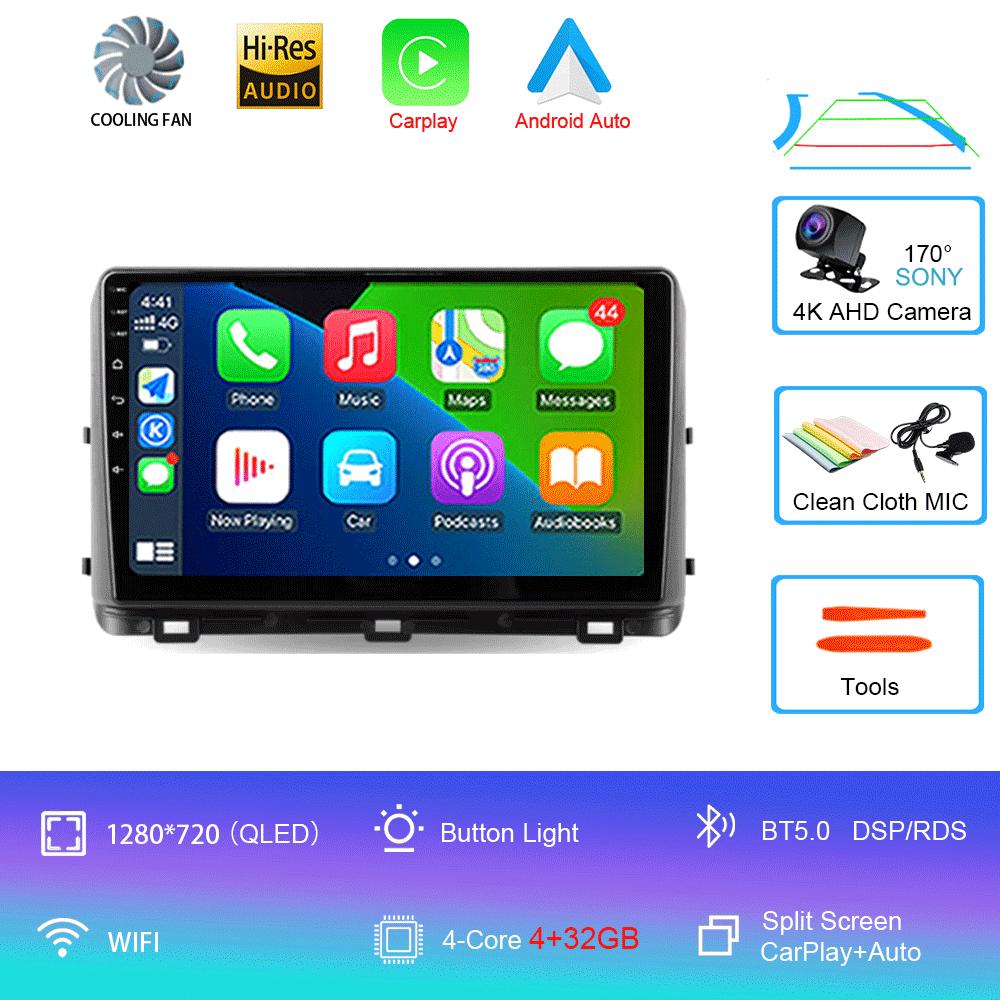 Android 14 For Kia Ceed 3 CD 2018 - 2022 Car Radio Multimedia Video Player Navigation GPS BT 5.0 DSP WIFI 4G Carplay 360 Camera