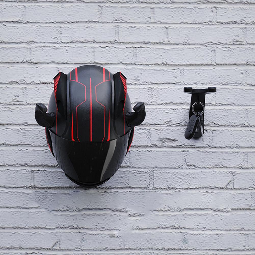 Motorradhelm Hakenständer Mehrzweckhaken Aufhänger Zuhause Gepäck Jackenhalter Küchenschrank Regal Wandmontage Haken