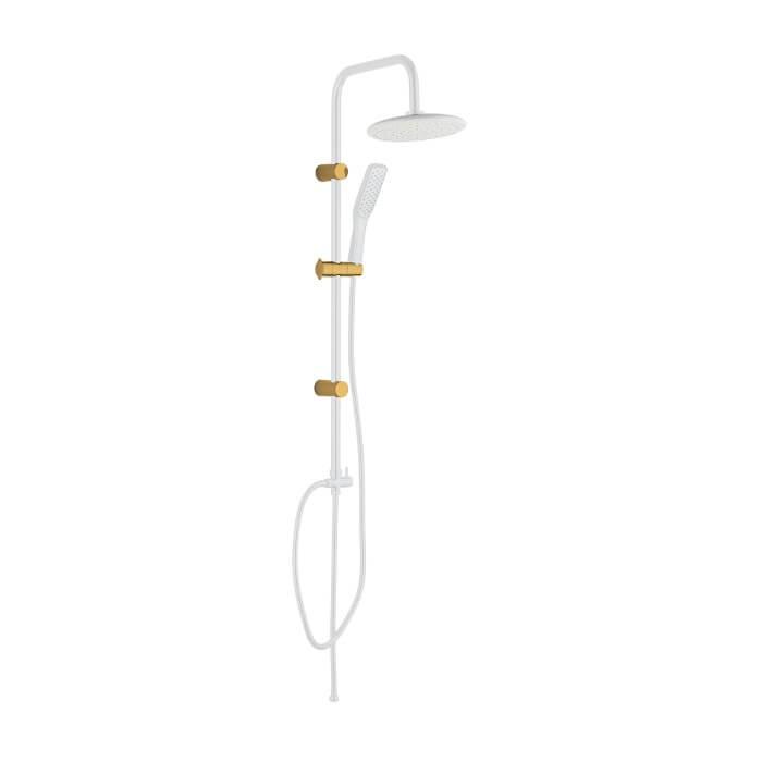 Alanis White Gold Shower Column