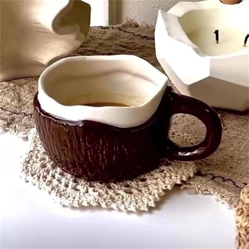 280ml Porcelain Coffee Cup Design Style Cup For Kitchen Breakfast decoration