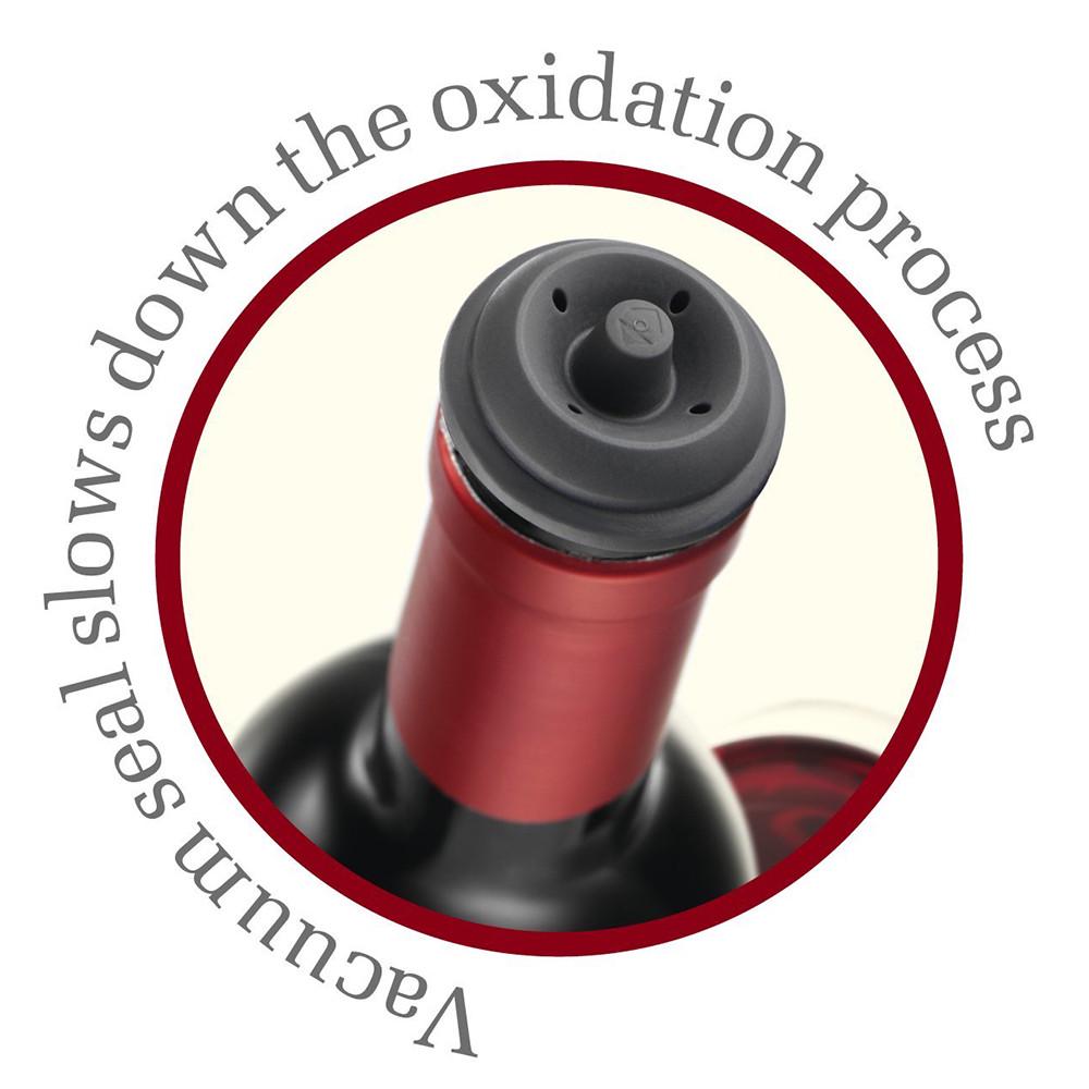 Set de 4 dopuri pentru vid pentru sticle de vin