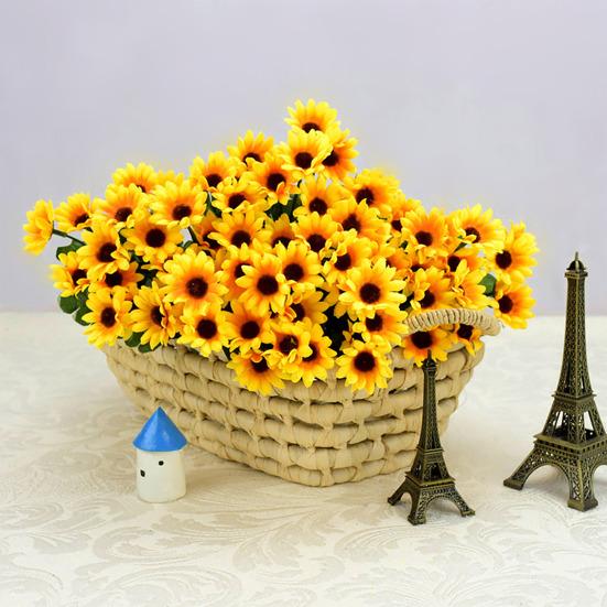 Modern Artificial Flower Realistic Shape Weather-resistant Ornamental