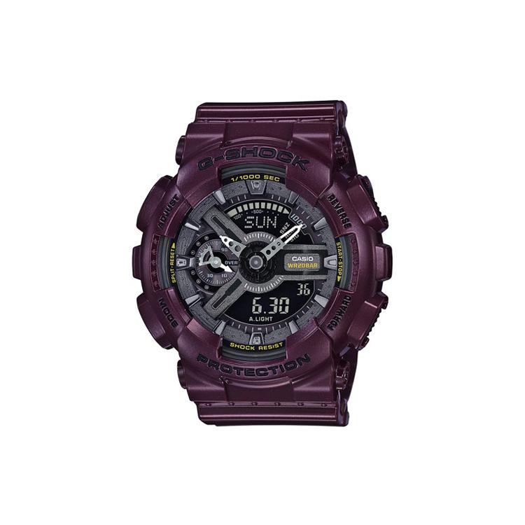CASIO Men Black Watch GMA-S110MC-6A GMA-S110MC-6A Dark Purple Strap