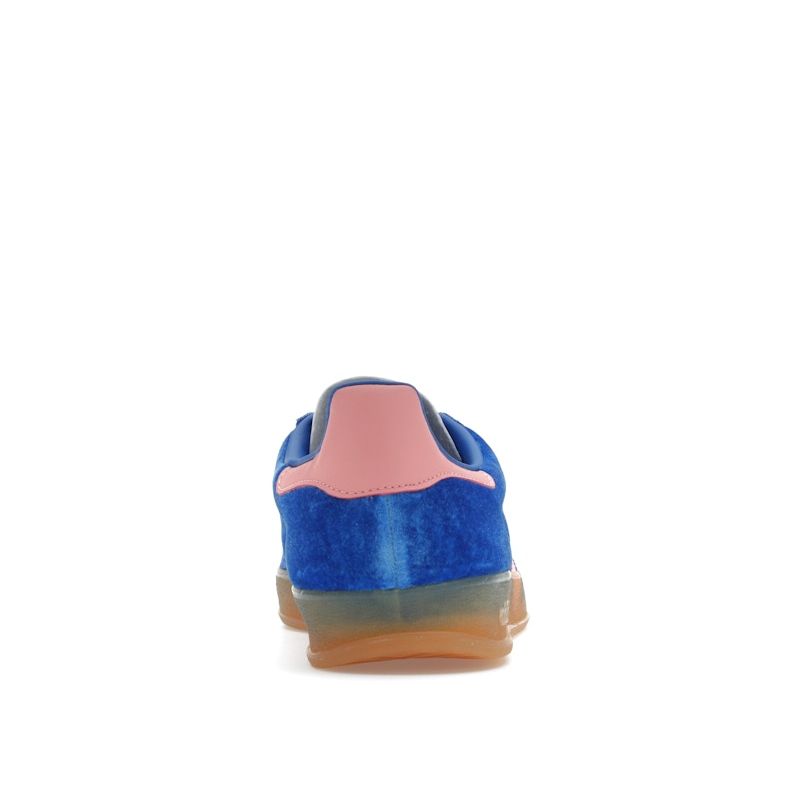 Adidas Sneakers Gazelle Indoor Blu Semi Rosa Velluto Donna Semi-Rosa-Spark Gomma IG6785