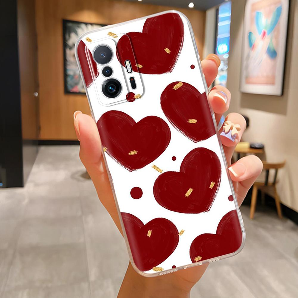 For Xiaomi 11T Phone Case Fashion Full Protection Back Cover For Xiaomi Mi11T 11T Pro Mi 11 T Silicone Phone Casing Funda Coque