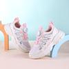 Girls Sports Shoes Lightweight Leather Kids Sneakers Casual Pink Children Anti-slip Walking Running Shoes
