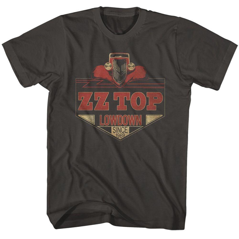 ZZ Top Lowdown Smoke Music Shirt S