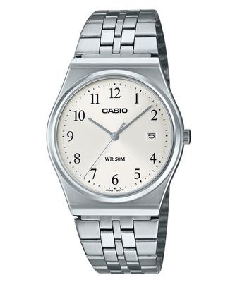Standard Analog Stainless Steel White Dial Quartz MTP-B145D-7B Men's Watch