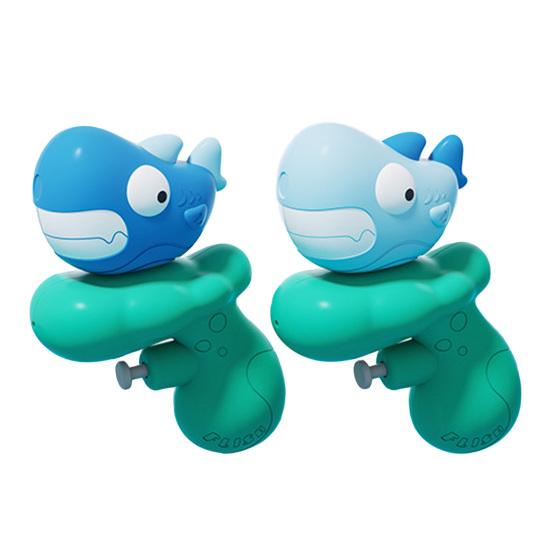 Cartoon Oktopus Hai Wasserspritzer für Kinder Mini Quetschspielzeug für Bad Pool Outdoor Spiel Sicherer Spaß Sommergeschenk für Kleinkinder Kinder