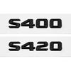Car Rear Emblem Sticker Trunk Tail Badge Decal for Mercedes Benz S400 S420 S430 S450 S500 S550 S600 S650 Exterior Accessories YW3