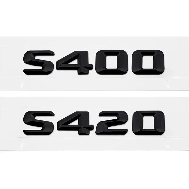 Car Rear Emblem Sticker Trunk Tail Badge Decal for Mercedes Benz S400 S420 S430 S450 S500 S550 S600 S650 Exterior Accessories YW3