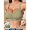 Women's Wireless Lift Bra Seamless Comfort Push Up Bra with Adjustable Straps for Daily Wear