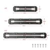 Kayak Track Base Low Profile Kayak Gear Rail Mount Track with Smooth Surfaces for Canoe Kayak Power Boat Tractor