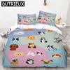 Cute Cartoon Dogs Animal 3D Duvet Cover Bedding Set Comforter Linen Pillowcases Quilt Cover Home Decor Single Double Twin Queen