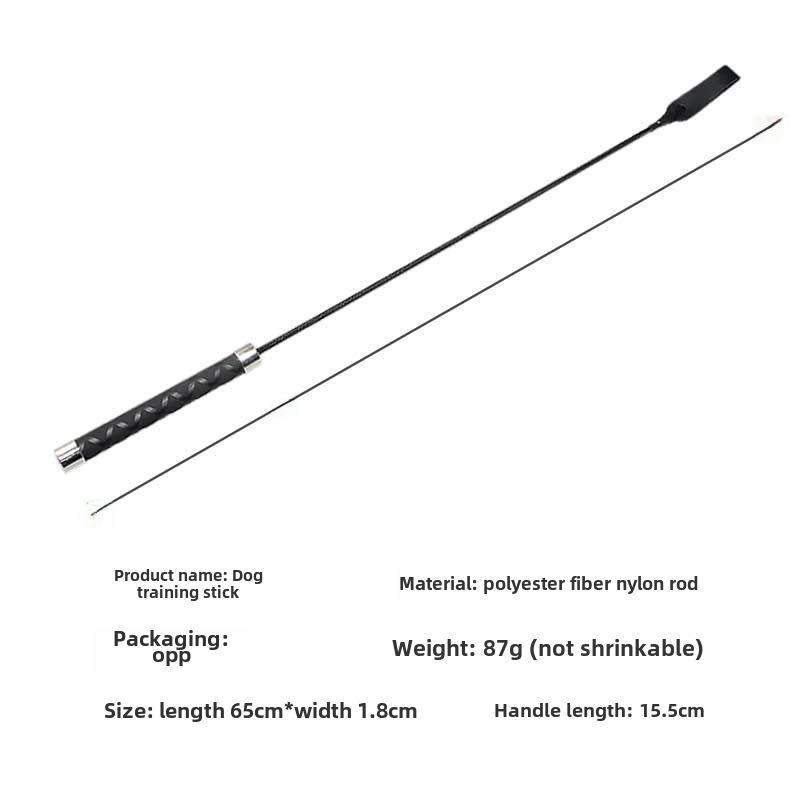 

Дрессировочная плетка для питомцев с матовой рукояткой