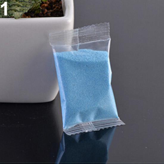 

1 пакет красочный кварцевый песок миниатюрный бак аквариум бонсай горшок сказочный садовый декор синий